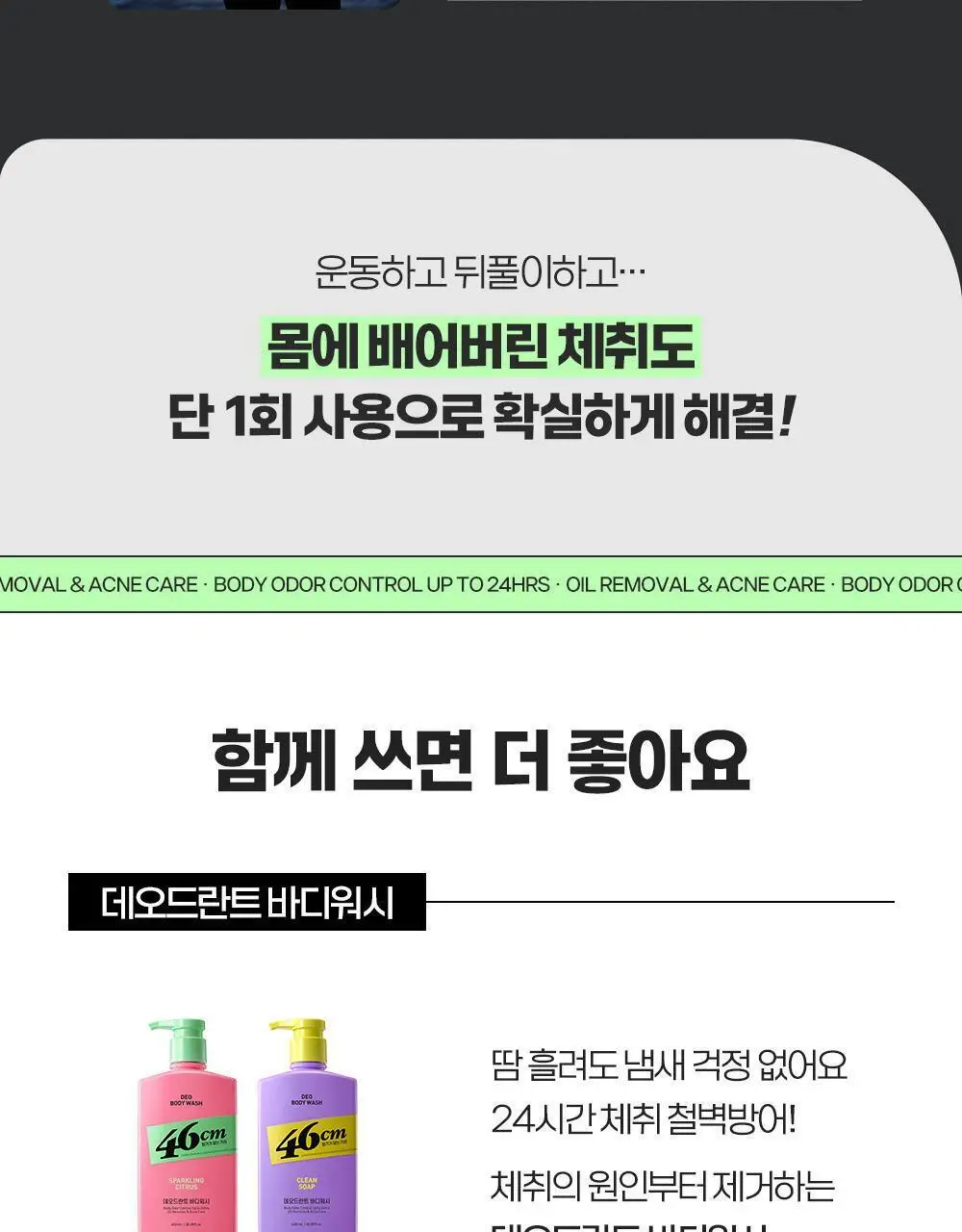 [포켓몬에디션/5월 올영픽] 46cm 체취 솔루션 데오드란트 바디워시 720ml 4종 택1 (샤워글러브/백팩키링증정) 상세페이지 34